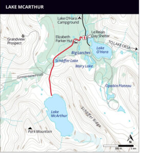 Lake O'Hara National Park hiking ebook