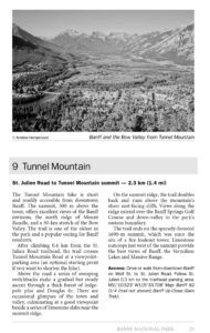 Canadian Rockies Trail guide, sample page