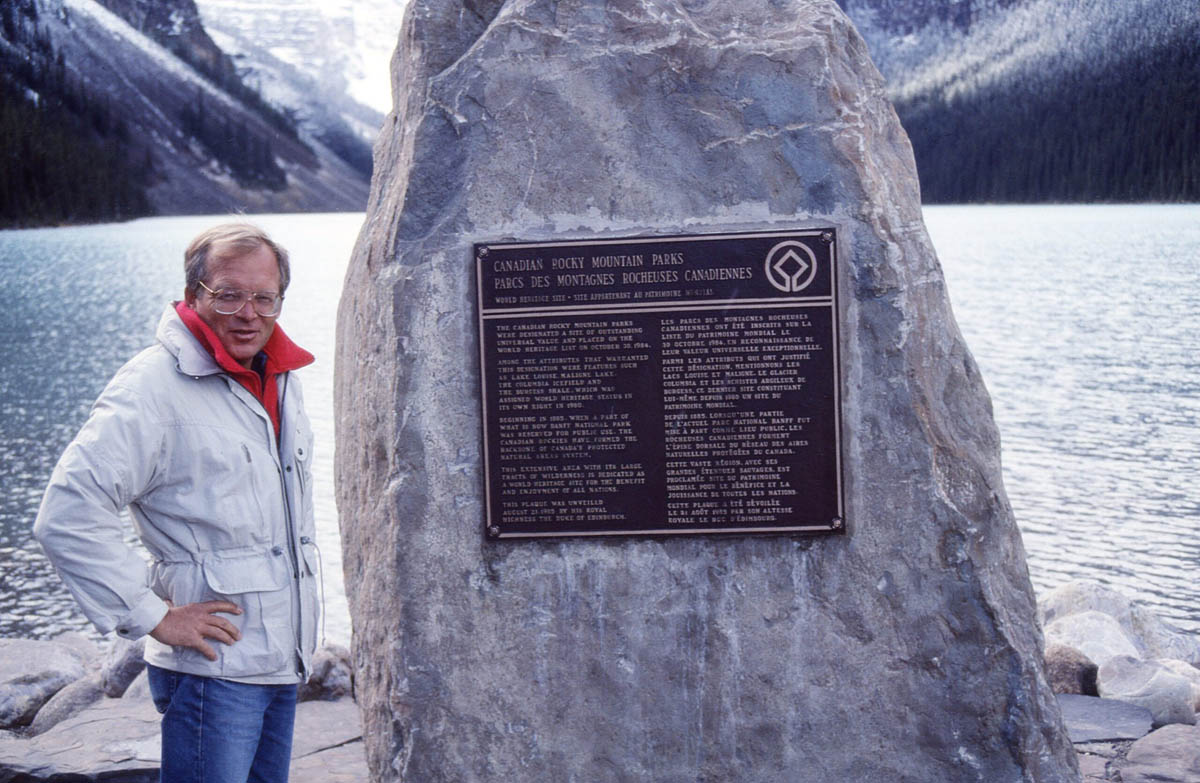 Jim Thorsell at Lake Louise