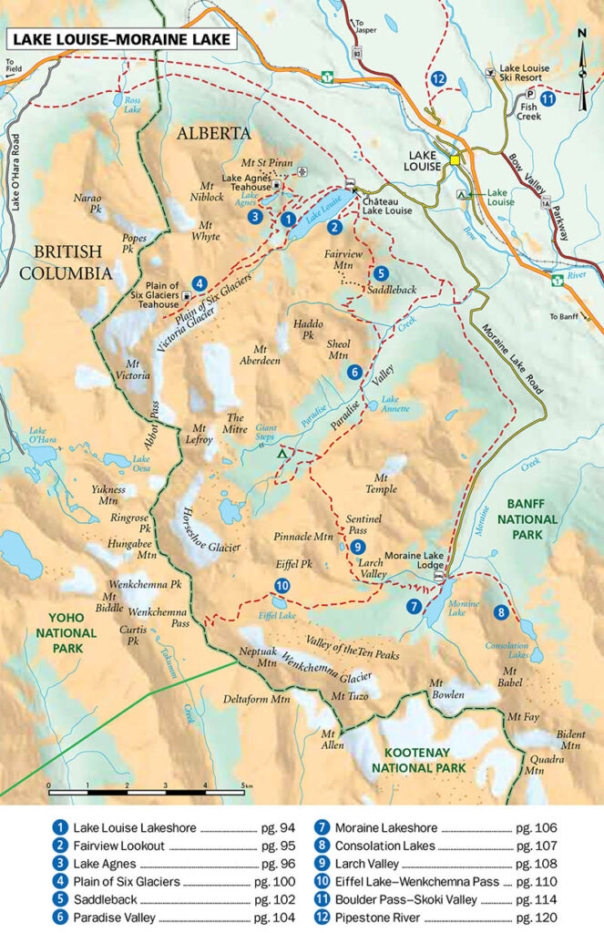 Gem Trek Maps in Canadian Rockies Trail Guide